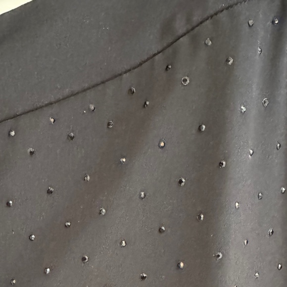 Black Pants with rhinestone detail by Escada, size 34 - Picture 2 of 2